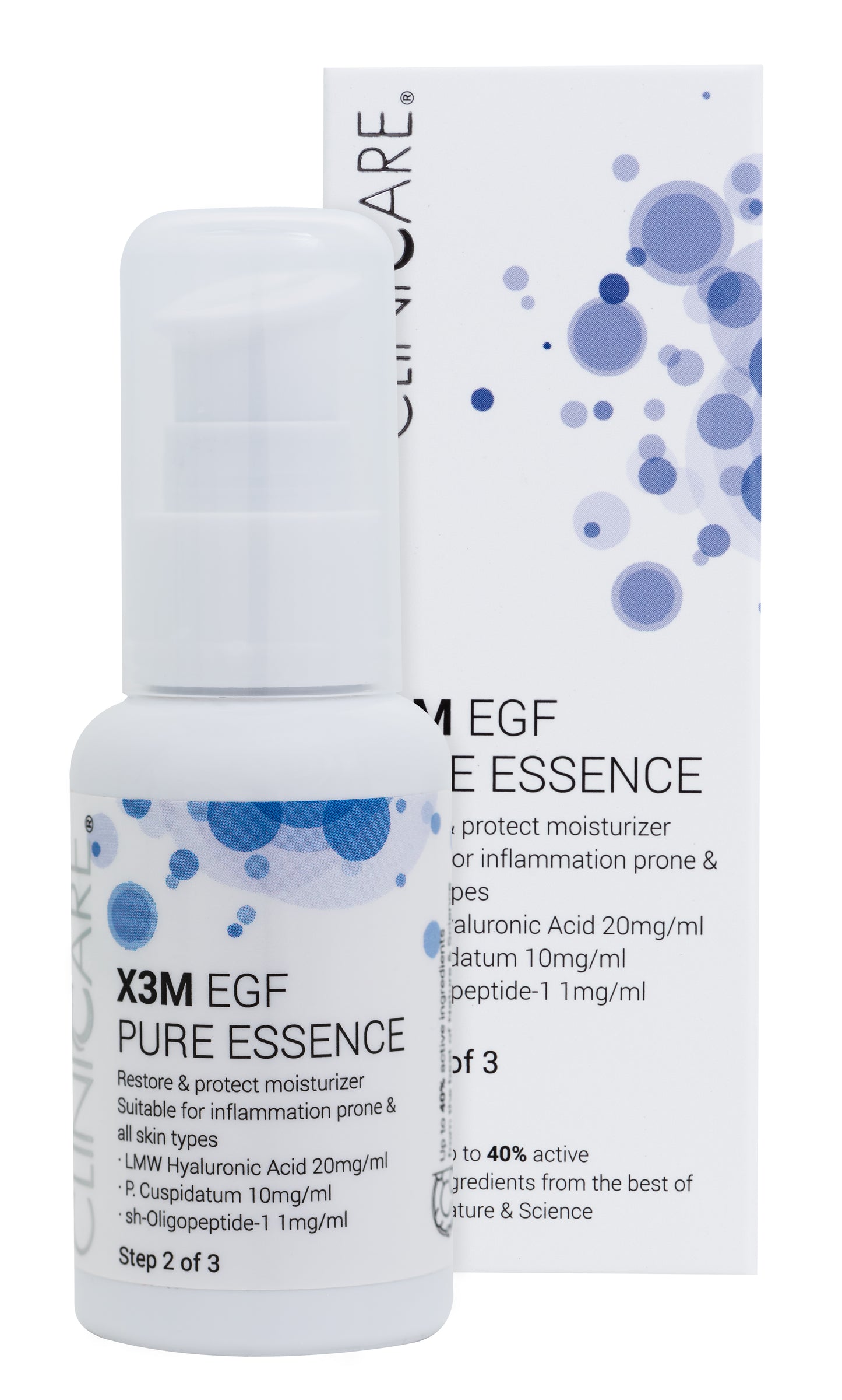X3M EFG Pure Essence moisturizer- step2