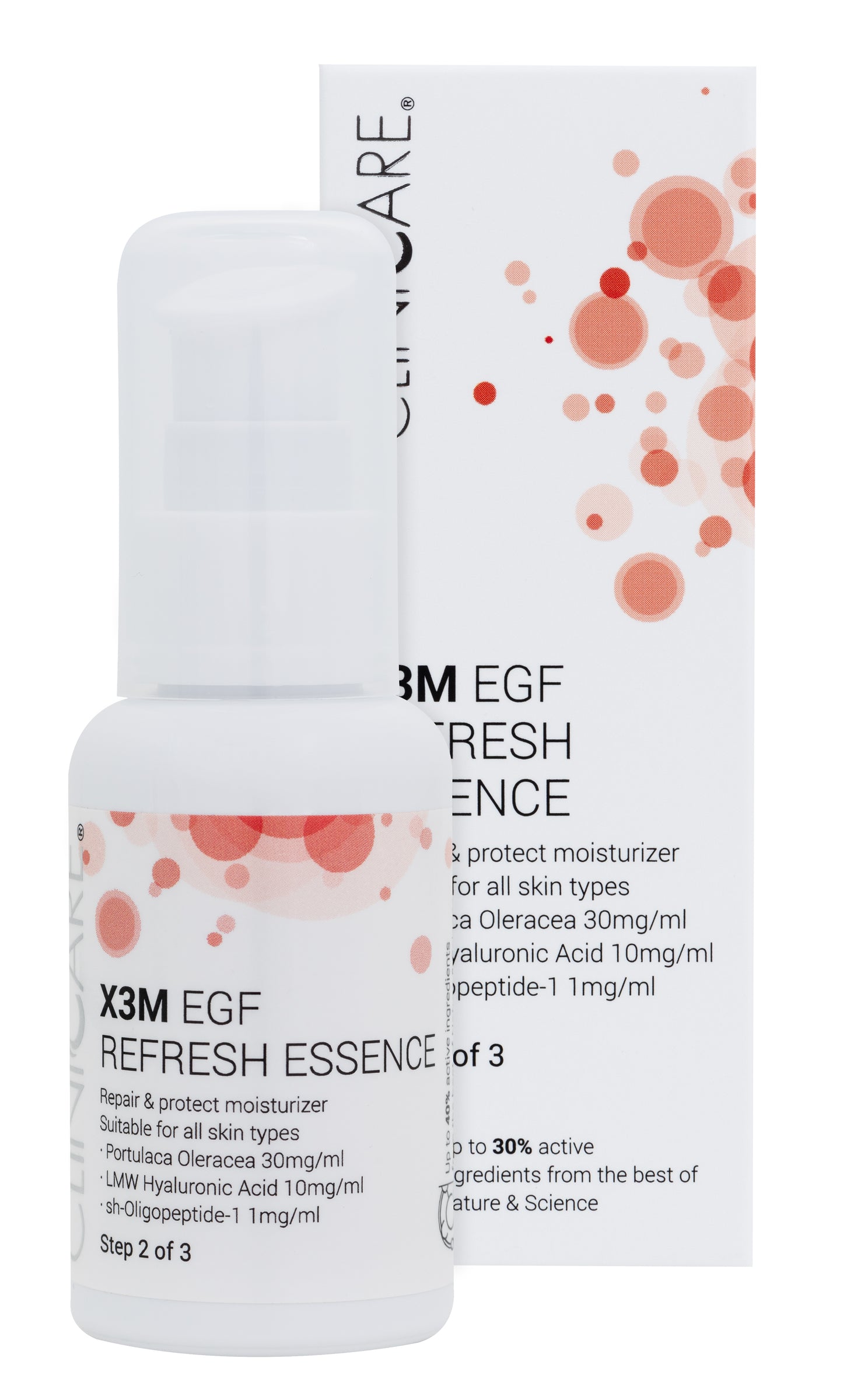 X3M EFG RefreshEssence moisturizer- step2